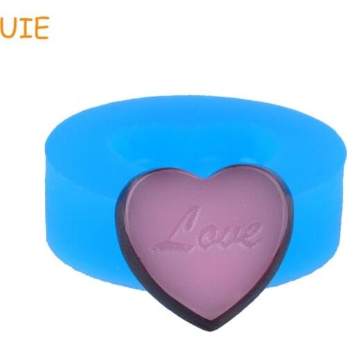 KYL004U 17.2mm LOVE Chocolate Flexible Silicone Mold for Fondant, Cupcake Topper, Chocolate, Gum Paste, Resin, Gum Paste Jewelry