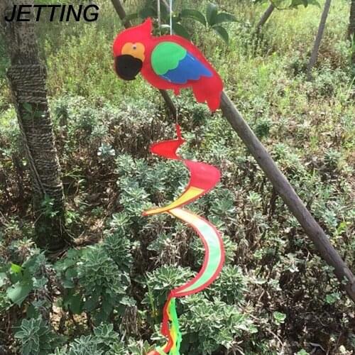HOT Outdoor Decor Kids Toy Animal Spiral Windmill Colorful Wind Spinner Lawn Garden Yard