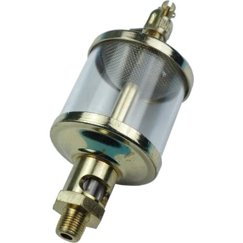 1/8" 1/4" 3/8" BSP Male x Capacity 16-600ml Brass Sight Gravity Drip Feed Oiler Lubricator For Hit Miss Engine