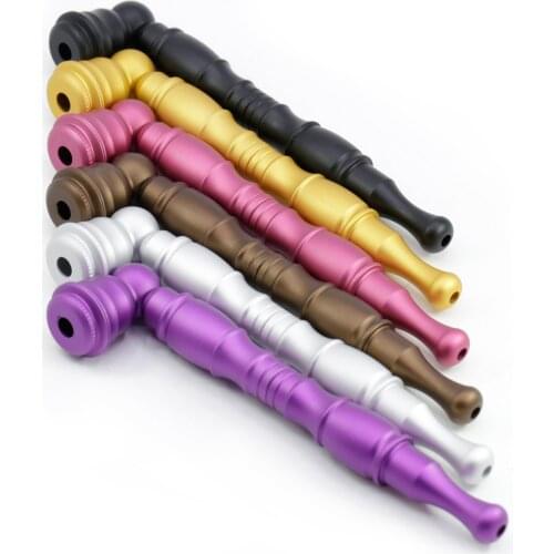 SWSMOK Metal Small Portable Smoke Tobacco Herb Smoking Pipes Metal Tobacco Water Pipes Cigarette Accessories Herbs Weed Pipe