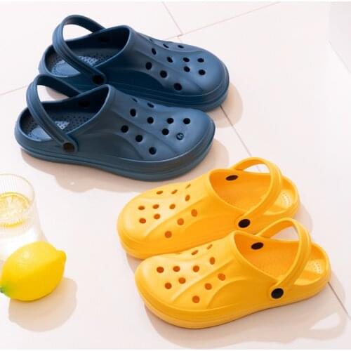 2021 New Womens Shoes Couple Slippers Beach Slides Unisex Sandals Fashion Thick Bottom Beach Non-slip Summer TX323