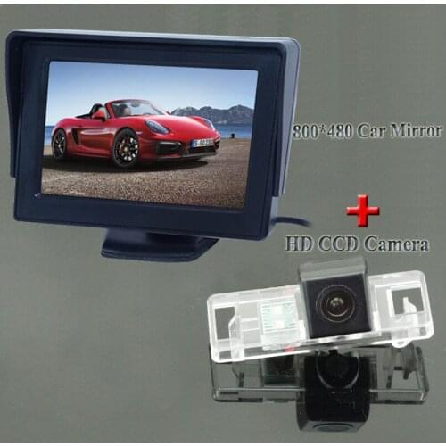 Special Car Camera for NISSAN QASHQAI X-TRAIL with 4.3 Inch Folding Car Monitor Car Backup Parking Monitor