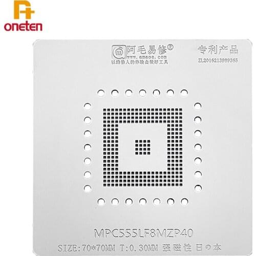 Amaoe MPC555LF8MZP40 BGA Reballing Stencil For Cars Computer Motherboard BGA Controller Chip Repair Tool