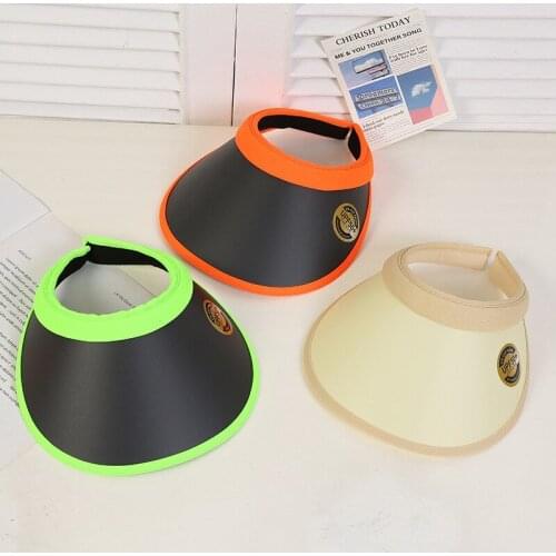 Anti-UV Sun Protection Women Summer Sun Visor Hat Outdoor Shading Korean Version Wide Brim Empty Top Hat Beach Cap