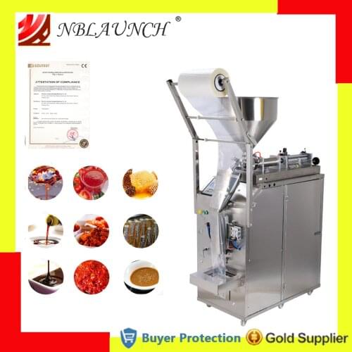 Soup Tobacco Pouch Packing Machine Seasoning Sauce Chilli Soy Vinegar Oil Paste Bag Filling And Sealing Machine Free Shipping