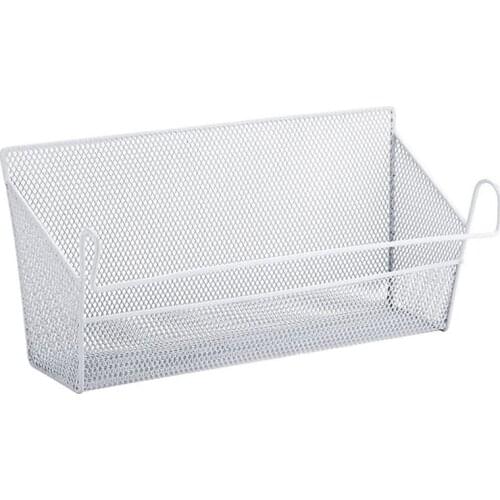 Iron Mesh Dormitory Bedside Hanging Baskets Wire Storage Basket Organizer Caddy