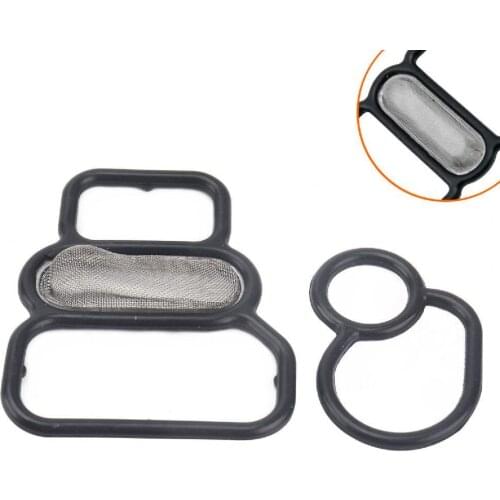 1 Pair Upper Lower VVT Solenoid Gaskets Sealing Rings 36172-P08-015 15825-P2M-005 for Honda Civic Si 99-00 Auto Replacement Part