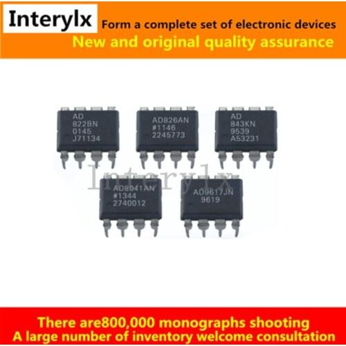 2Pcs AD826AN AD843KN AD9617JN AD826/843/9617 DIP-8 Precision Amplifier IC Chip