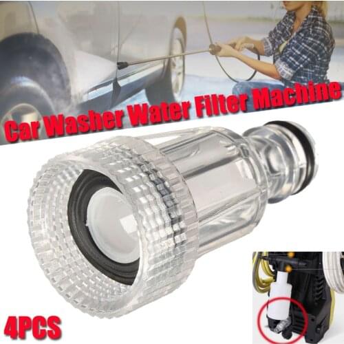 4Pcs Plastic Machine Water Filter High-pressure Connection Fit For Karcher K2 K3 K4 K5 K6 K7 Series Pressure Washers Car Washing