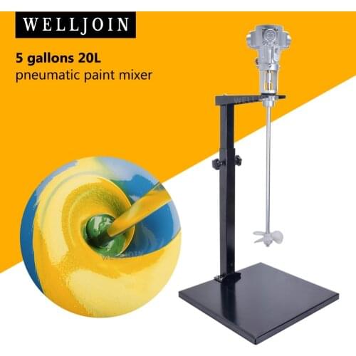 5 gallons 20L pneumatic paint mixer ink mixing machine tool blender stirrer blade customizable