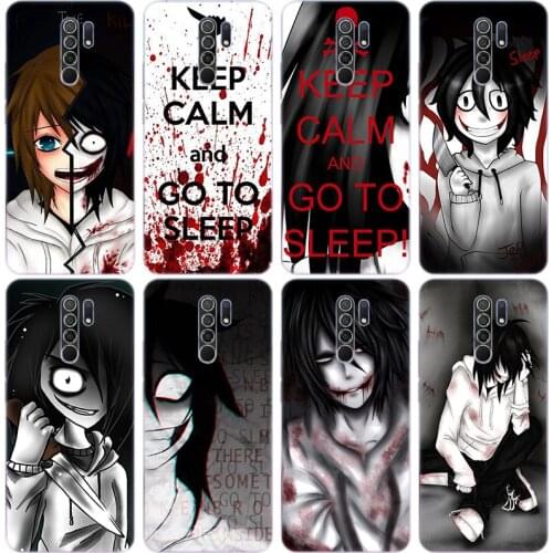 Anime Jeff The Killer Silicone Case for Xiaomi Redmi Note 10 9 Pro Max 10S 9S 8T 8 8A 9 9A 9C 9T K40 Pro 5G Soft Cover