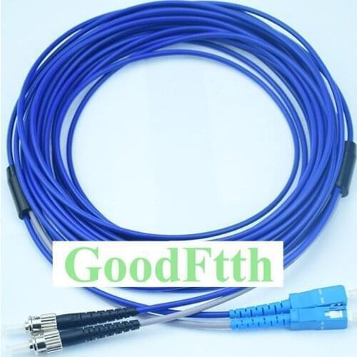 Armoured armored Patch Cord Cable SC-ST ST-SC SM Duplex GoodFtth 20-50m