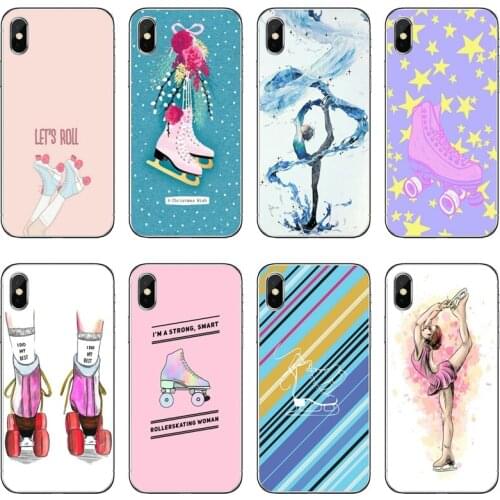 Figure skating and Ice Skating Phone Case For Samsung Galaxy A71 A70 A60 A51 A50 A41 A40 A31 A30 A20E A21S A12 A10 A7 A5 A3