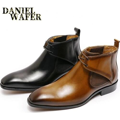 DANIEL WAFER Men's Motorcycle Boots
