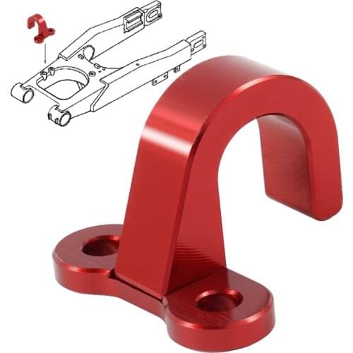 CNC Motorcycle Aluminum Rear Brake Line Hose Clamp Holder For Honda CR125R CR250R CR500R 1987-2001 XR650R 2000-2007 2006 2005