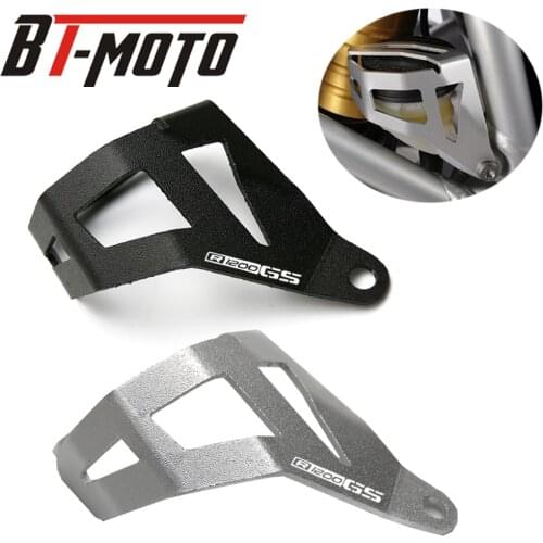 Motorcycle Rear Brake Pump Fluid Tank Reservoir Guard Protector Cover OIL CUP For BMW R1200 GS R1200GS LC ADV 2014-2017