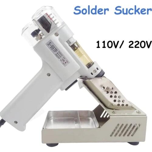 100W Electric Vacuum Pump 110V/220V Solder Sucker Desoldering Gun Soldering Iron
