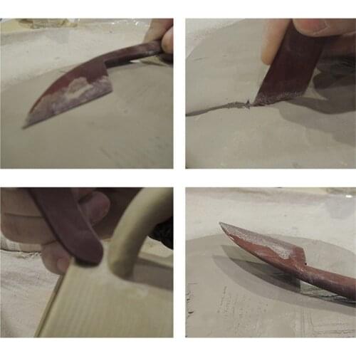 5pcs/set Sculpturing Pottery Tools Trimming Sculptural Supplies Tool for Cerameric Clay Polymer Diy Craft Sculpture Modeling