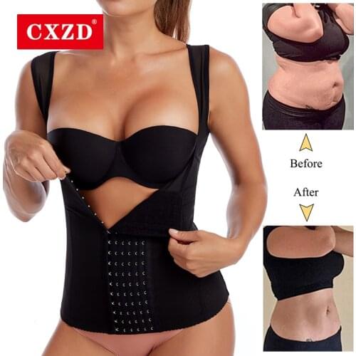 CXZD Hot Women Waist trainer binders shapers modeling strap corset Vest slimming Belt Postpartum Control underwear body Corset