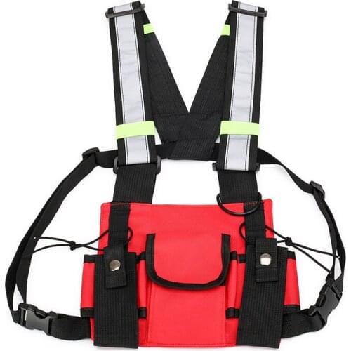 Women Oxford Chest Rig Bag for men Square Small Hip-Hop Vest Harness Streetwear Bags Female Male Chestbag Waist Pack vest