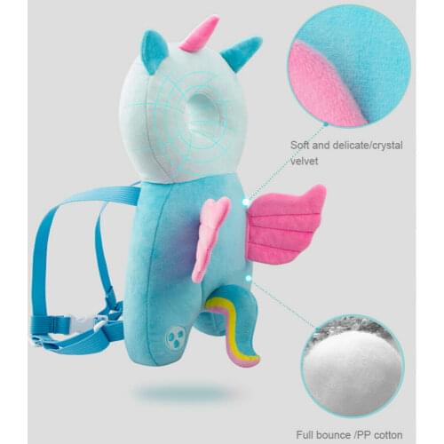 2019 New Brand Cute Baby Infant Toddler Newborn Head Back Protector Safety Pad Harness Headgear Cartoon Baby Head Protection Pad