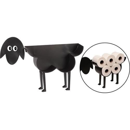 Novelty Sheep Toilet Paper Roll Holder Roll Tissue Paper Storage Indoor Bathroom Decor Accessories