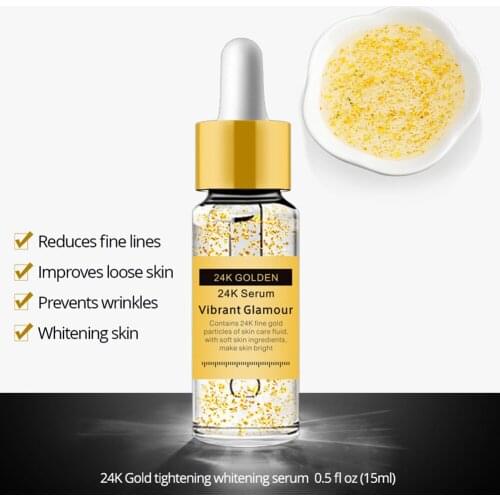 Enrichment Anti Wrinkle Women 24K Golded Serum Speckle Fade Anti-aging Shrink Pores Face Serum Facial Care Moisturizing