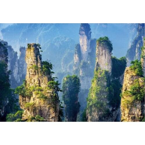 Landscape Backdrop Beauty High Mountains Scenery Party Photography Background Holiday Celebration Photo Booth Studio Decor