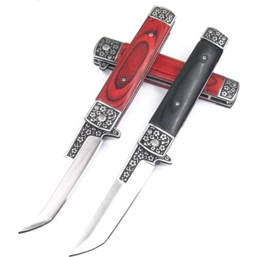 228mm (8.98'') Folding Pocket Knife Survival Tactical Knife Camping Hiking Outdoor Hunting Knives 440C Blade EDC Multi Tool