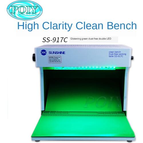 SS-917C Dust Free Working Room Anti Dust Working Bench Adjustable Wind Cleaning Room For Phone Refurbish Repair Workbench