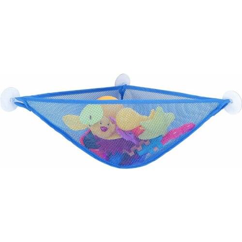 Bath Toy Bathroom Storage Bag Kids Baby Bath Tub Toy Tidy Storage Suction Cup Bag Mesh Bathroom Organiser Net