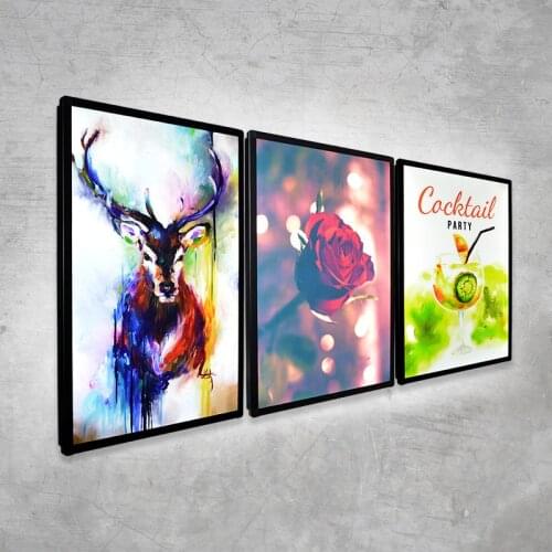 Led light box backlit signage led light display advertising board