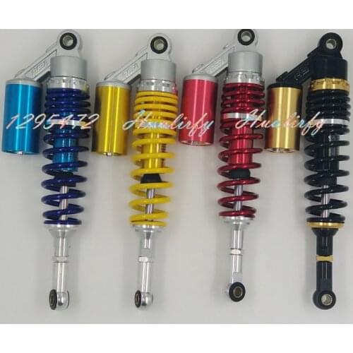 Universal 360mm Motorcycle New Rear Air Shock Absorber Suspension 7.5mm and 7mm spring Double for honda yamaha suzuki
