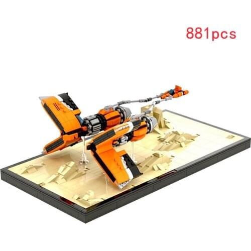 High-Tech Super Racing Bricks Car Midi Podracer Speed Champion Vehicle Star Plan Series Building Blocks Toys For Kids Gifts