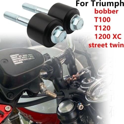 Motorcycle Handlebar Riser Clamp Spacer Bar Mount for Triumph Bonneville T100 T120 Bobber black Scrambler 1200XC Street twin