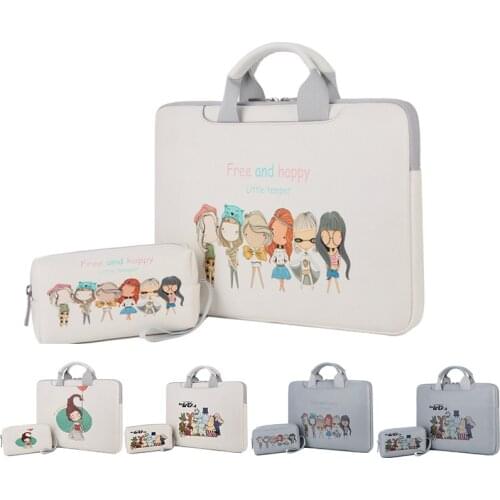 Women Men Laptop Sleeve Bag for Macbook Air Pro Retina 11 12 13 15 Inch Notebook Cover Handbag For Lenovo HP Xiaomi 14" 15.6"