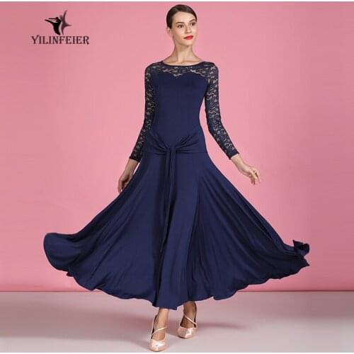 New ballroom dance competition dress dance ballroom waltz dresses standard dance dress women ballroom dress S9064