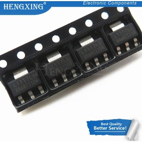 10pcs/lot AZ1117H-ADJ EH11A AZ1117EH-1.8 GH18G REG1117-3.3 BB1117 SPX1117M3-3.3 1117M3 KIA1117-3.3 KIA1117 L1117LG L1117L SOT223