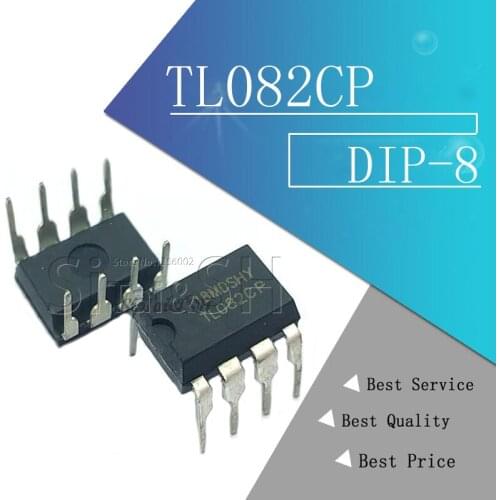 10PCS TL082CP DIP-8 TL082 DIP TL082CN