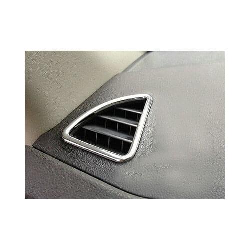 2* Chrome AC Air vent outlet Cover For Mitsubishi ASX/Outlander Sport 2010-2015