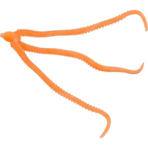 4pcs/Lot Fishing Lures Baits Squid Tail Fishing Lures Kit Bionic Bait Silicone Worm Fishing Tackle Artificial Soft Lures Squid