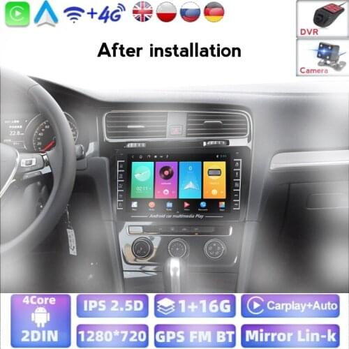 4core Car Radio For VW/Volkswagen/Golf 7 Android Autoradio Multimedia GPS DVR Camera Radio Support IPS FM Floating Window WiFi