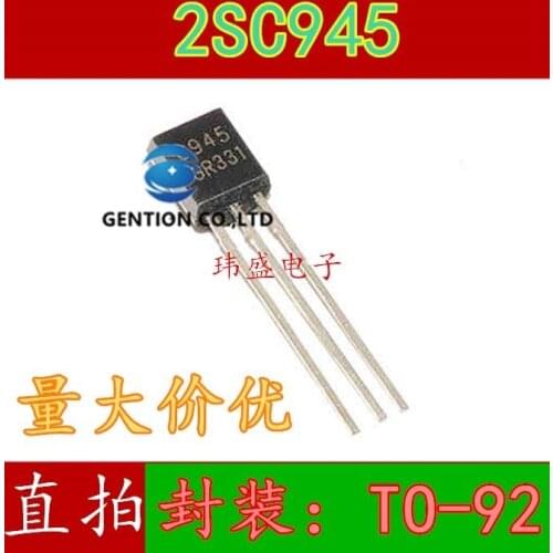 50PCS 2SC945 C945 the TO-92 the ECB triode NPN transistor in stock 100% new and original
