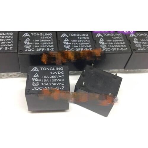 50PCS/ JQC-3FF-S-Z 12VDC