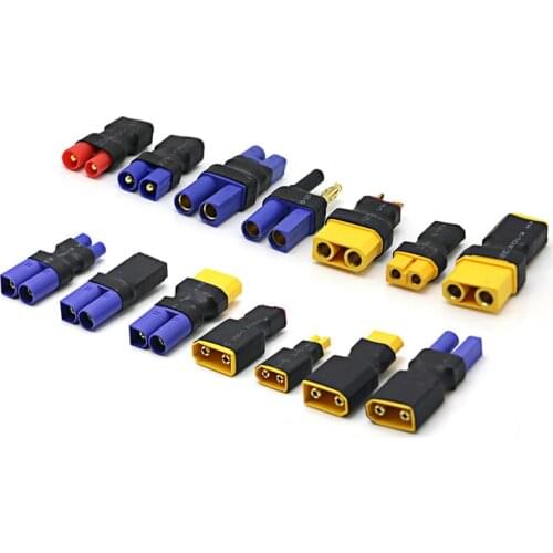 Adapter XT60 Male / Female to XT30 XT90 EC5 EC3 plug Adapter Converter RC Drone Connector Battery Converter Plug Accessories
