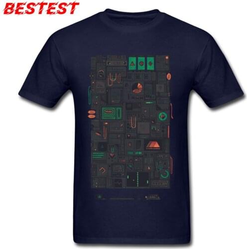 AFK T-shirt Men Away From Keyboard T Shirts Vintage 80s Gamer Tshirt Custom Cartoon Clothes Cotton Blue Streetwear Cheap