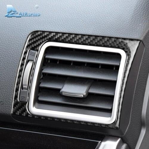 Airspeed for Subaru Forester Accessories 2015-2018 Carbon Fiber Car Interior Air Conditioning Outlet Vent Cover Trim Stickers