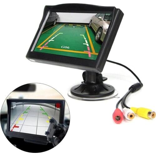 Car Parking Assistant System Kit LCD Monitor Display Rearview High Definition Screen Back-up Camera Rear View Camera