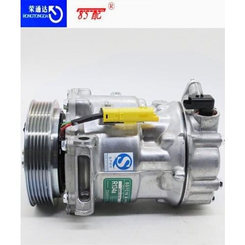 Automotive air conditioning compressor 9678656080 6453ZA For Peugeot 307 407 508 For Citroen C3 C4 C5 compressor air conditioner