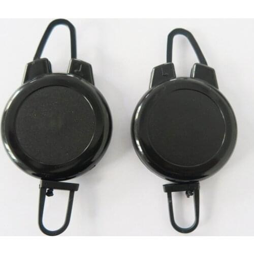 Free shipping 1000pcs/lot customized logo badge reel; promotional retractable plastic badge holder; belt clip BR42